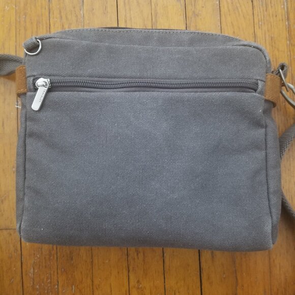 Travelon Anti-theft Heritage Crossbody Pewter Gray - Picture 12 of 15